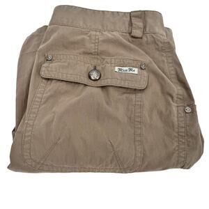 Miss Me Pants Womens 30 (36x31 ACTUAL) Khaki Tan Cargo CP1243 + Pockets Coastal